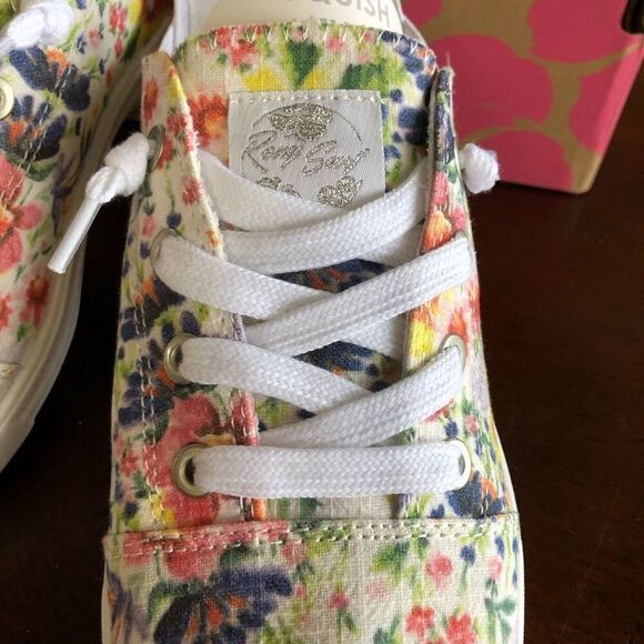 ROXY - NWTIB - L Sz 6.5 "Libbie" Slip-On Canvas SneaKers in Floral Pattern 🌸 - Picture 9 of 16